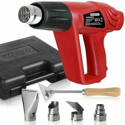 Monzana 2000W Adjustable Heat Hot Air Gun - DIY Tool Monzana 2000W Adjustable Heat Hot Air Gun - DIY Tool