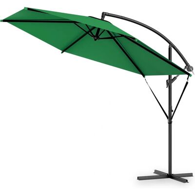 Kingsleeve Garden Umbrella Ø330cm UV50+ Waterproof Adjustable Green Kingsleeve Garden Umbrella Ø330cm UV50+ Waterproof Adjustable Green