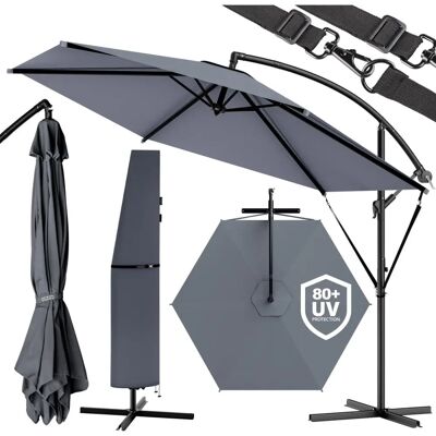 Kingsleeve Garten-Schirm Ø330cm UV-Schutz 50+ Verstellbar Wasserabweisend Kingsleeve Garten-Schirm Ø330cm UV-Schutz 50+ Verstellbar Wasserabweisend