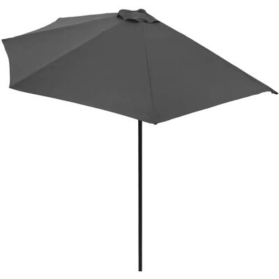 KINGSLEEVE - Sombrilla Semicircular 2.7m UV50+ Resistente al agua Balcón Terraza KINGSLEEVE - Sombrilla Semicircular 2.7m UV50+ Resistente al agua Balcón Terraza