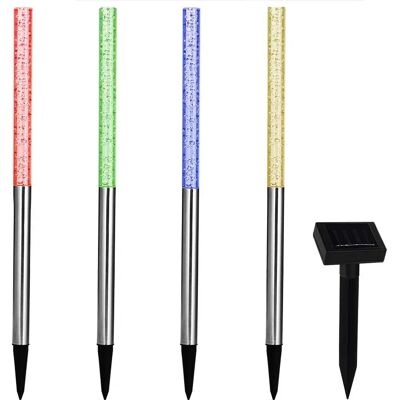 Monzana 4x Luci LED solari esterne - Cambio colore automatico Monzana 4x Luci LED solari esterne - Cambio colore automatico