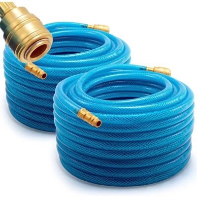 Deuba 20m Air Hose with Quick Connect - Workshop & Garden Deuba 20m Air Hose with Quick Connect - Workshop & Garden