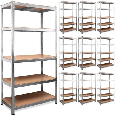 Scaffale resistente Deuba - 180x90x40cm, zincato Scaffale resistente Deuba - 180x90x40cm, zincato