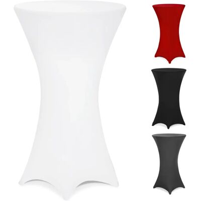 Fodera bianca per tavolo alto Ø 70 cm Fodera bianca per tavolo alto Ø 70 cm