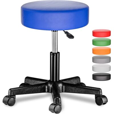 Casaria Verstelbare Draaibare Kruk - 360° Draaibaar, 10cm Kussen Casaria Verstelbare Draaibare Kruk - 360° Draaibaar, 10cm Kussen