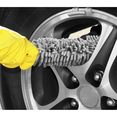 Monzana Modello - Spazzola in microfibra per ruote - 34cm - Accessori auto Monzana Modello - Spazzola in microfibra per ruote - 34cm - Accessori auto