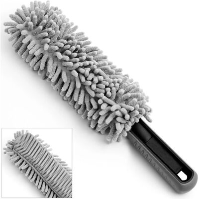 Monzana Modell - Mikrofasertellerbürste - 34cm - Auto Felgenbürste - Auto Zubehör Monzana Modell - Mikrofasertellerbürste - 34cm - Auto Felgenbürste - Auto Zubehör