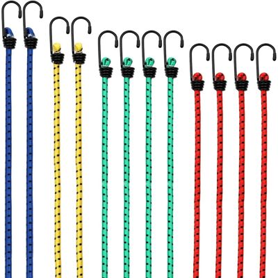 Deuba 12 Elastische Seile - Vielseitiges Outdoor-Set Deuba 12 Elastische Seile - Vielseitiges Outdoor-Set