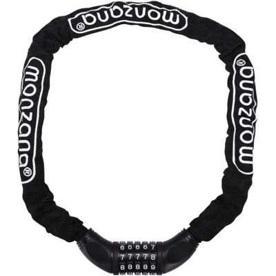 Sicurezza bicicletta Monzana - 90cm, 120cm, Catena da 6mm, Senza chiave Sicurezza bicicletta Monzana - 90cm, 120cm, Catena da 6mm, Senza chiave