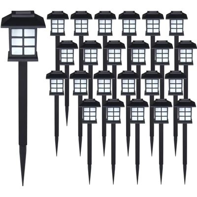 Ensemble de Lumières Solaires de Jardin Deuba Monzana - IP44, 8h LED - Publicité Ensemble de Lumières Solaires de Jardin Deuba Monzana - IP44, 8h LED - Publicité