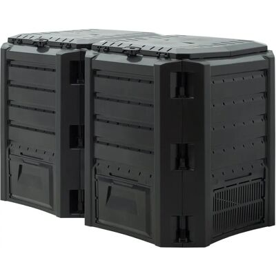 FLIVASTORE Hotbin Composteur - Déchets de jardin et cuisine - Publicité FLIVASTORE Hotbin Composteur - Déchets de jardin et cuisine - Publicité