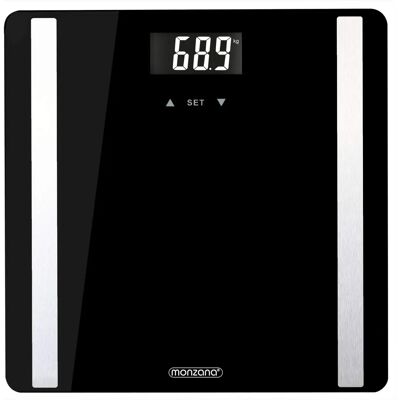 Deuba Digitale Körperwaage - BMI, Fett %, 10 Nutzer Deuba Digitale Körperwaage - BMI, Fett %, 10 Nutzer