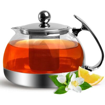 Deuba Teiera mit abnehmbarem Edelstahlsieb 1,2l Deuba Teiera mit abnehmbarem Edelstahlsieb 1,2l