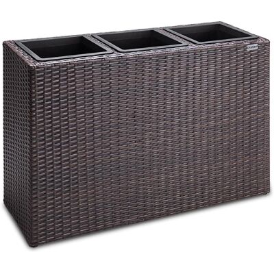 Deuba Gartentopf - Braun, 3 Töpfe, 83x30.5x60 cm Deuba Gartentopf - Braun, 3 Töpfe, 83x30.5x60 cm