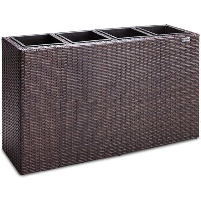 Casaria Braune 95x27x60cm Pflanzgefäß - Gartendekor Casaria Braune 95x27x60cm Pflanzgefäß - Gartendekor