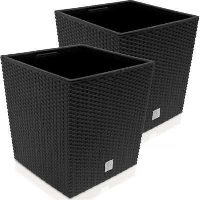Deuba - Maceta Rato - Poliratán - 64 Ltr - Pflanzkübel Deuba - Maceta Rato - Poliratán - 64 Ltr - Pflanzkübel