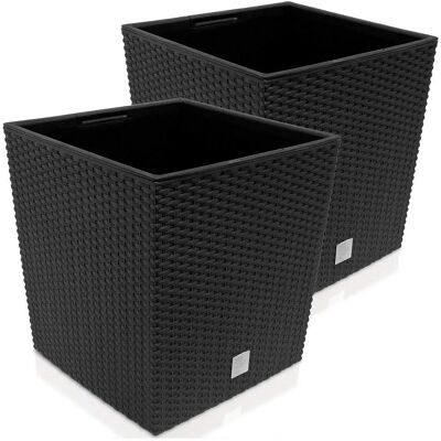 Deuba - Maceta Rato - Poliratán - 64 Ltr - Pflanzkübel Deuba - Maceta Rato - Poliratán - 64 Ltr - Pflanzkübel