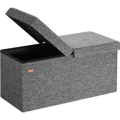 panca portaoggetti Casaria Deuba - 100L - Pieghevole - Grigio Scuro - Tipo di Stoccaggio panca portaoggetti Casaria Deuba - 100L - Pieghevole - Grigio Scuro - Tipo di Stoccaggio