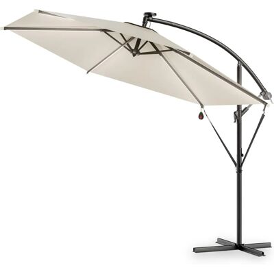 Kingsleeve Gartenparasol 330cm UV-Schutz LED-Lichter - Sonnenschirm Kingsleeve Gartenparasol 330cm UV-Schutz LED-Lichter - Sonnenschirm