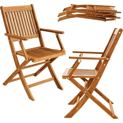 Ensemble de Chaises de Jardin Deuba - Bois d'Acacia FSC, Pliables, 2 Pièces - Publicité Ensemble de Chaises de Jardin Deuba - Bois d'Acacia FSC, Pliables, 2 Pièces - Publicité