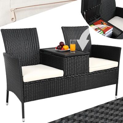 Casaria Tuinbank met WPC Tafel - Weerbestendig 2-Zitter Casaria Tuinbank met WPC Tafel - Weerbestendig 2-Zitter