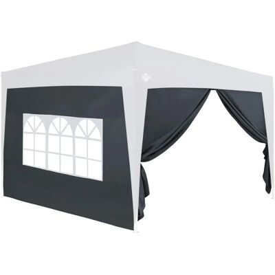 Deuba Side Walls for Pavilion - 2 Pieces - Waterproof - Anthracite Deuba Side Walls for Pavilion - 2 Pieces - Waterproof - Anthracite