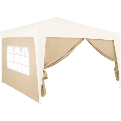 Deuba Pareti Laterali per Gazebo - Beige - 3x2m - Accessori per Gazebo Deuba Pareti Laterali per Gazebo - Beige - 3x2m - Accessori per Gazebo