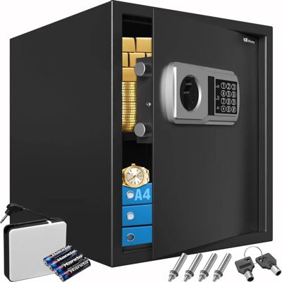 Deuba Cassaforte elettronica 35x40x40cm - Porta in acciaio 4mm Deuba Cassaforte elettronica 35x40x40cm - Porta in acciaio 4mm
