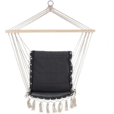 Detex Hanging Chair - Gray - Supports 150kg - Indoor/Outdoor Detex Hanging Chair - Gray - Supports 150kg - Indoor/Outdoor
