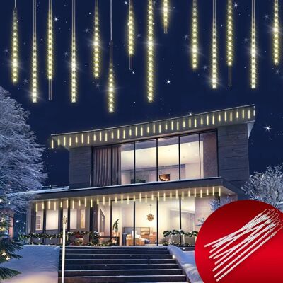 Lucine di Natale LED Monzana - Pioggia di meteore - 8,6m - Interno/Esterno Lucine di Natale LED Monzana - Pioggia di meteore - 8,6m - Interno/Esterno