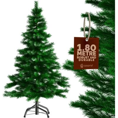 Casaria Artificial Christmas Tree - 180cm, Green, Realistic Snow Effect - Christmas Decor Casaria Artificial Christmas Tree - 180cm, Green, Realistic Snow Effect - Christmas Decor
