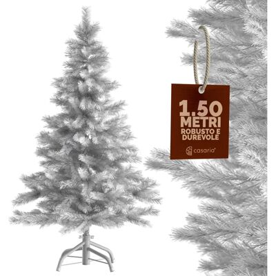 Casaria - Artificial Christmas Tree 150cm - Green White - Christmas Tree Casaria - Artificial Christmas Tree 150cm - Green White - Christmas Tree
