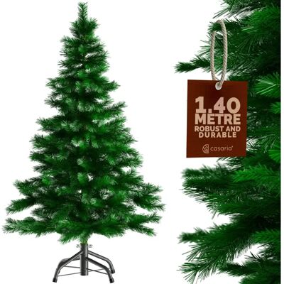 Casaria Artificial Christmas Tree 140-240cm - Green/White/Decorations Casaria Artificial Christmas Tree 140-240cm - Green/White/Decorations