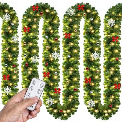 Ghirlanda di Natale Casaria - 80 LED, Telecomando, Interni & Esterni Ghirlanda di Natale Casaria - 80 LED, Telecomando, Interni & Esterni