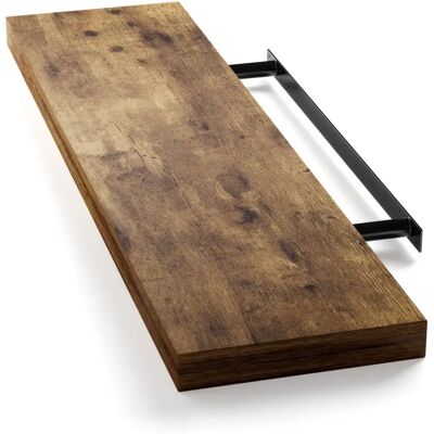 Scaffale a parete Casaria Rovere Scuro - Design Moderno - Supporta 15kg - Tipo: Scaffale a muro Scaffale a parete Casaria Rovere Scuro - Design Moderno - Supporta 15kg - Tipo: Scaffale a muro