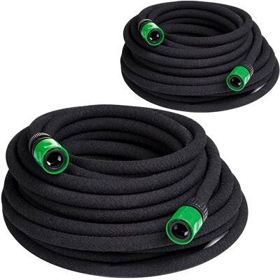 GardeBruk Tubo Irrigazione 30m - Risparmio di Acqua per Giardino GardeBruk Tubo Irrigazione 30m - Risparmio di Acqua per Giardino