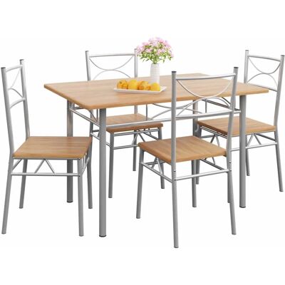 Set da Pranzo Casaria Haya - Stile Moderno e Semplice - Impermeabile e Durevole Set da Pranzo Casaria Haya - Stile Moderno e Semplice - Impermeabile e Durevole