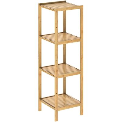 Scaffale in Bambù Casaria - 4-5 Ripiani per Cucina & Bagno - Marrone Scaffale in Bambù Casaria - 4-5 Ripiani per Cucina & Bagno - Marrone