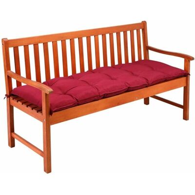 Coussin pour banc Rouge Visco - 145x45x8cm - Jardin & Intérieur - Publicité Coussin pour banc Rouge Visco - 145x45x8cm - Jardin & Intérieur - Publicité