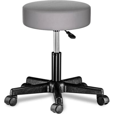 Sgabello da ufficio Casaria Deuba - Regolabile in altezza, Girevole a 360°, Imbottito Sgabello da ufficio Casaria Deuba - Regolabile in altezza, Girevole a 360°, Imbottito