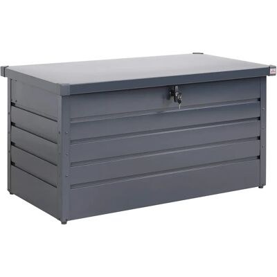 Gardebruk Metal Garden Storage Box - 385L - Weatherproof, Lockable Gardebruk Metal Garden Storage Box - 385L - Weatherproof, Lockable
