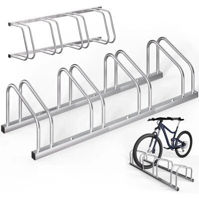Monzana Fietsenrek voor 2-6 Fietsen - Wand/Vloer Bevestiging - Binnen/Buiten Monzana Fietsenrek voor 2-6 Fietsen - Wand/Vloer Bevestiging - Binnen/Buiten