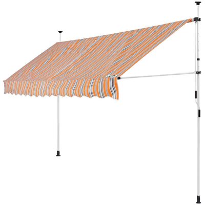 Detex Adjustable Retractable Awning - Sun Protection 350cm Detex Adjustable Retractable Awning - Sun Protection 350cm