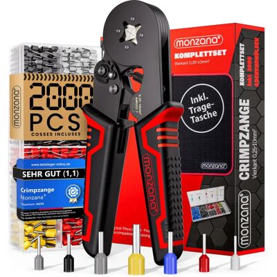 Set pinze crimpanti Monzana - Utensile affidabile di alta qualità Set pinze crimpanti Monzana - Utensile affidabile di alta qualità