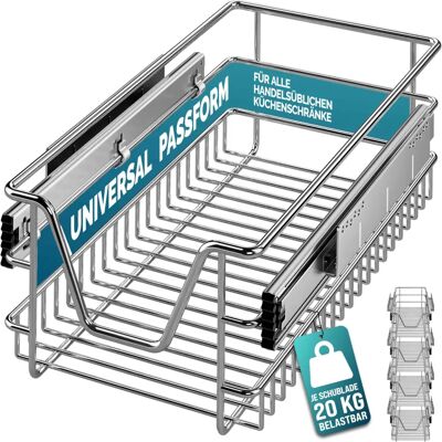 Casaria Modell - Herausziehbarer Schubladenorganisator - Küchenspeicherlösung Casaria Modell - Herausziehbarer Schubladenorganisator - Küchenspeicherlösung