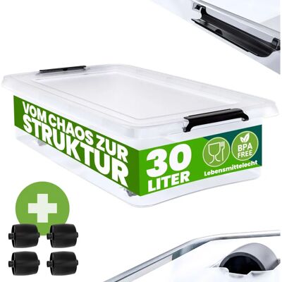 Deuba Aufbewahrungsbox - 60x40x17cm - 30L Deuba Aufbewahrungsbox - 60x40x17cm - 30L