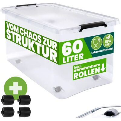 Deuba Aufbewahrungsbox - 60x40x35cm - 60L Deuba Aufbewahrungsbox - 60x40x35cm - 60L