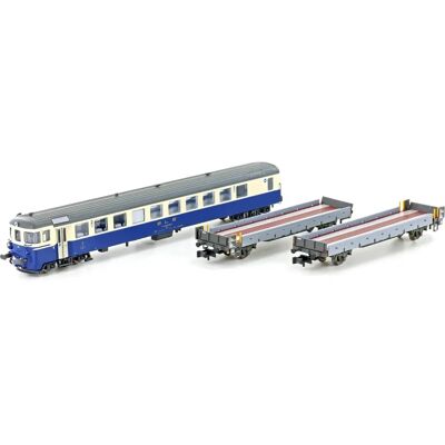 Lemke LC96009 N togvogn - BLS epoke IV fragt sæt Lemke LC96009 N togvogn - BLS epoke IV fragt sæt