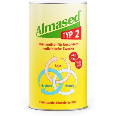 Almased Almased Typ 2 Pulver 500 g - Nahrungsergänzung Almased Almased Typ 2 Pulver 500 g - Nahrungsergänzung