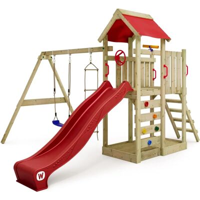 Wickey MultiFlyer Parque infantil - Estructura de madera y columpios Wickey MultiFlyer Parque infantil - Estructura de madera y columpios